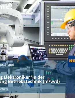 Ausbildung Elektroniker*in der Fachrichtung Betriebstechnik (m/w/d) - Mengerskirchen