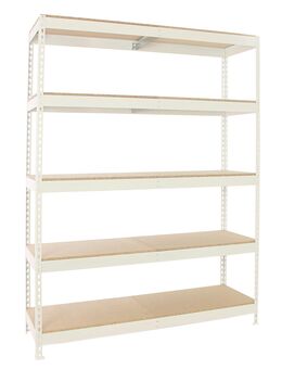 Office Marshal Schwerlastregal Grizzly Weiß 220 x 90 x 45cm - Berlin Neukölln