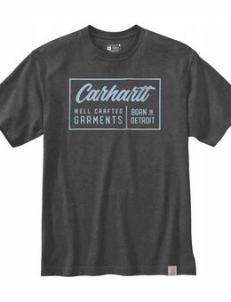 Premium Carhartt Herren T-Shirt Workwear Arbeit Kurzarm Shirt Heavyweight Pocket Carbon - Wuppertal