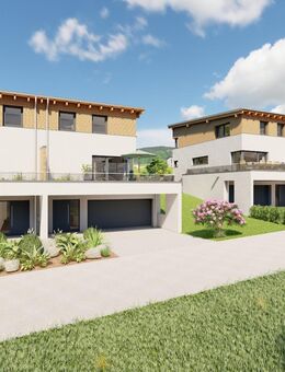 Neubau Doppelhaushälfte mit Fernblick in Lalling im KfW QNG Standard - Lalling