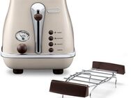 De'Longhi Toaster Incona Vintage »CTOV 2103.BG«, 2 kurze Schlitze, 900 W, im Retro Look, cremefarben