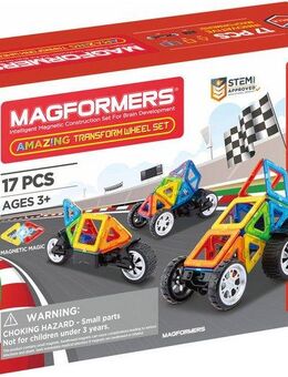 MAGFORMERS Magformers Vehicle Transform Wheel Magnetspielbausteine, (17 St)