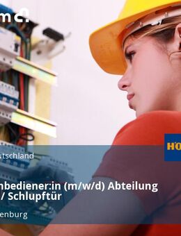 Maschinenbediener:in (m/w/d) Abteilung Nebentür / Schlupftür - Amt Wachsenburg