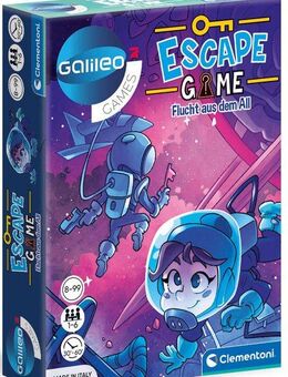 Clementoni® Spiel Galileo, Escape Game Flucht aus dem All, Detektivspiel, Made in Europe