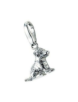 GIORGIO MARTELLO MILANO Charm-Einhänger Hund sitzend, Silber 925