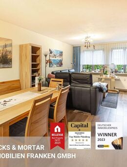 Wohnglück am Waldrand: Ihre 3-Zimmer-Oase mit Kamin & Balkon & TG-Stellplatz - Roth (Bayern)
