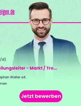 Abteilungsleiter - Markt / Trockensortiment (m/w/d) - Leimen (Baden-Württemberg)