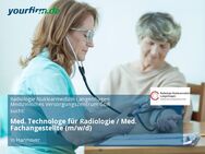 Med. Technologe für Radiologie / Med. Fachangestellte (m/w/d) - Hannover