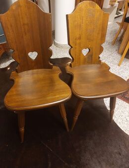 → Stuhl Esszimmerstuhl Holzstuhl Bauernstuhl 2 St. - Überlingen Zentrum