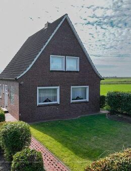 Fischerdorf Ditzum: Bezugsfreies Einfamilienhaus mit weitem Blick in die Landschaft - Jemgum