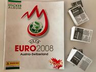 Fussball EURO 2008 Schweiz/Österreich Komplettsatz mit 535 losen PANINI Sticker + Leeralbum mit Bestellschein - Offenbach (Main)