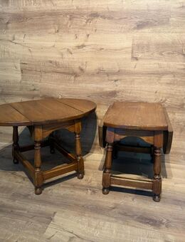 2x Beistelltisch aus Holz klappbar alt antik Tischchen Couchtisch - Lindau (Bodensee) Zentrum