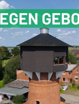 Panoramablick auf die Elbe - Wohnen im Wasserturm - Stelle