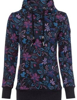 Ragwear Sweater NESKA O Kapuzen-Sweater mit asymetrischem Schalkragen