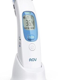 Professionelles digitales Infrarot-Thermometer, berührungslos, weiß/blau - Stolberg (Rheinland, Kupferstadt)