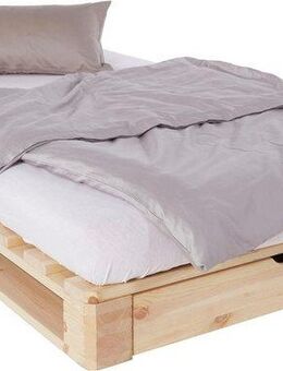 Home affaire Palettenbett "ALASCO " BESTSELLER! Mit Schublade, zertifiziertes Massivholz, erweiterbar zum Doppel- oder Familienbett