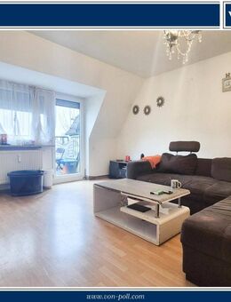 Helle Dachgeschosswohnung mit Balkon, Aufzug und Tiefgaragenstellplatz in ruhiger Lage Ansbachs - Ansbach