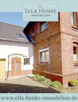 Viel Platz: Großzügiges, gepflegtes Backsteinhaus mit zwei Wohnungen, Garten + Garage ... - Ilsede
