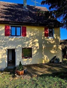 ruhig, in zweiter Baureihe, freistehend, großes Grundstück, 3 Geschosse mit Aussicht, entkerntes Bauernhaus zum Ausbau - Ertingen