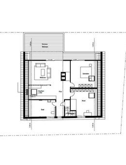 Helle und geräumige Wohnung mit großer Dachterrasse in ruhiger Lage von Herten - Herten