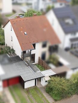 Familienidyll mit Potenzial - Doppelhaushälfte mit Garten und Garage - Erbbaurecht mit Kaufoption - Hockenheim