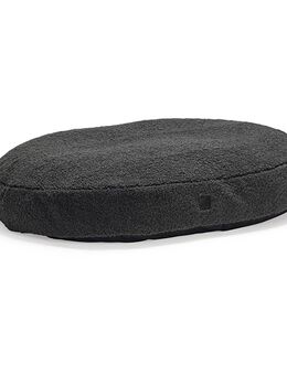 Designed by Lotte Ovales Hundekissen Yndis - anthrazit: L 100 x B 70 x H 15 cm