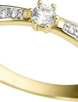 Firetti Fingerring Schmuck Geschenk Gold 333 Damenring Goldring Bicolor, mit Zirkonia (synth)