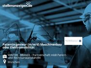 Patentingenieur (m/w/d) Maschinenbau oder Elektromobilität - München
