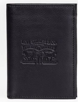 Levi's® Geldbörse VINTAGE TWO HORSE VERTICAL COIN WALLET, mit schöner Prägung Herrenbörse Portemonnaie Leder