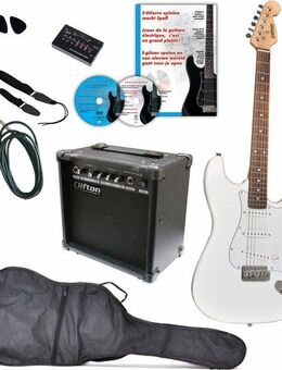 Clifton E-Gitarre E-Gitarren Set, 10 teilig, Set, Komplettset