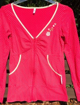 Blutsgeschwister Blutsschwester Jacke Strickjacke Sweatjacke Pink gepunktet Pünktchen Gr. S M 36 38 - Stuttgart