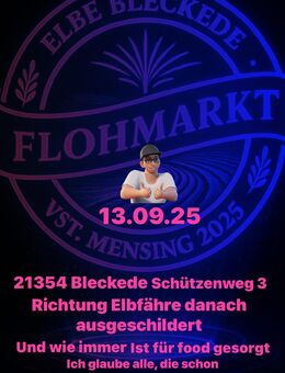 Elbe Bleckede Flohmarkt - Bleckede