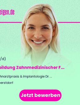 Ausbildung Zahnmedizinischer Fachangestellter (m/w/d) - Oberstdorf
