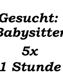 Babysitter gesucht 5 Tage a etwa 1 Stunde für zum Kindergarten bringen - Gelsenkirchen