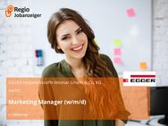Marketing Manager (w/m/d) - Wismar