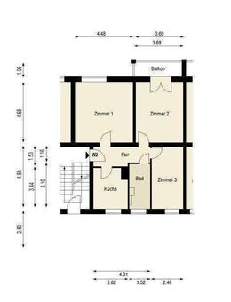 Sofortbezug / Altbau / ruhige Wohnstraße / Balkon mit Südausrichtung / weitere Angebote auf Anfrage - Berlin