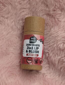 🌹 hello simple Zero Waste 2in1 Lip & Blush – Ruby Red – Vegan – Bio – NEU - Darmstadt