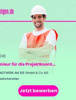 (Junior-)Ingenieur für die Projektkoordination / Projektingenieur (m/w/d) - Friedrichshafen