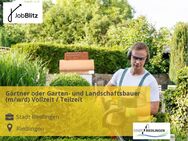 Gärtner oder Garten- und Landschaftsbauer (m/w/d) Vollzeit / Teilzeit - Riedlingen