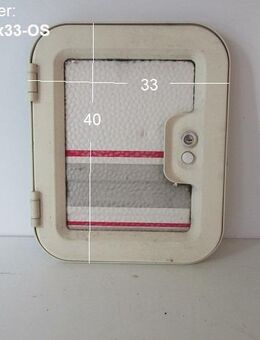 SD02 Thetford WC ServiceTür ohne Schlüssel ca 40 x 33 gebr. (SD02) Sonderpreis (Stauraumklappe, Serviceklappe,Toilettenklappe) - Schotten Zentrum