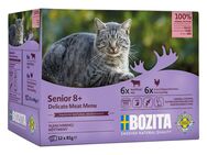 12 x 85 g Bozita Häppchen zum Sonderpreis! - Senior Mixpaket in Soße (2 Sorten)