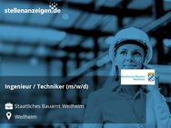 Ingenieur / Techniker (m/w/d) - Weilheim (Oberbayern)