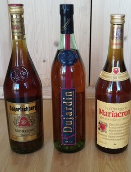 3 Flaschen Weinbrand jeweils 0,7 Liter - Hagen (Stadt der FernUniversität) Boele