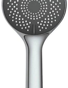 WENKO Handbrause Watersaving System, Duschkopf Watersaving Grau, Durchmesser 11 cm