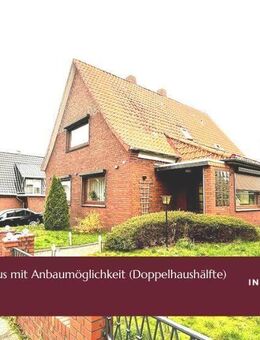 Wohnhaus mit Anbaumöglichkeit (Doppelhaushälfte) - Stelle