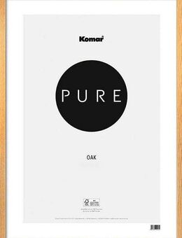 Komar Bilderrahmen Pure, Echtholzrahmen mit hochtransparentem Acrylglas