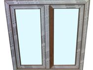 Kunststofffenster Fenster, 100x100cm bxh 2-fl Eiche Gold neu - Essen