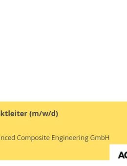 Serienprojektleiter (m/w/d) - Salem (Baden-Württemberg)