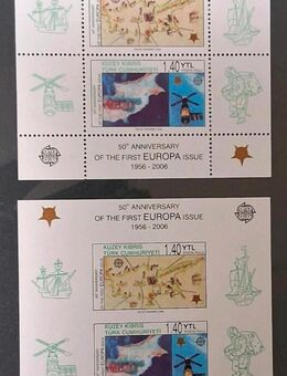 Europa 1956-2006 Türk Cumhuriyeti 2er Set Blöcke postfrisch - Görlitz