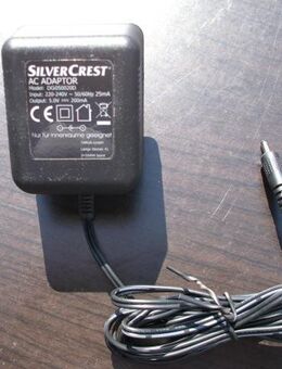 Netzteil Netzgerät AC Adapter Silvercrest DG050020D 5,0V - 200mA Netzadapter 5,- - Flensburg